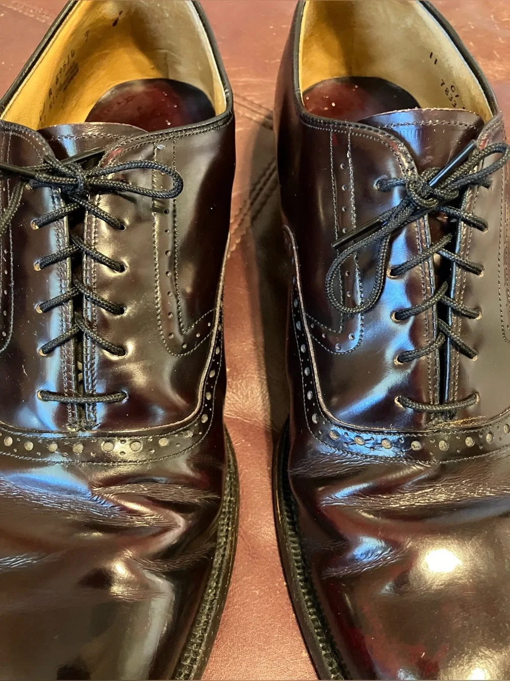 Johnston & Murphy Men’s shoes 11 C Brown Cap Toe Oxford